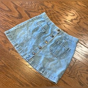 Forever 21 Women's Blue Skirt